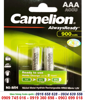 Pin sạc AAA Camelion NH-AAA900ARBP2/ HR03 AlwaysReady Premium 900mAh 1.2V
